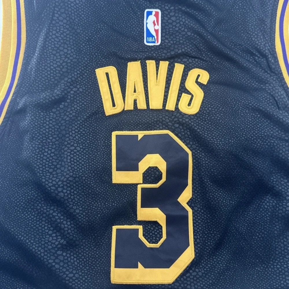 LA Lakers Anthony Davis #3 NBA Nike Swingman Mamba Skin‎ Jersey Size 50 (XL)